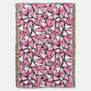 Sherpa Blanket Nahtlose geometrische Dreiecke Decke
