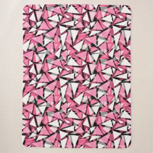 Sherpa Blanket Nahtlose geometrische Dreiecke Sherpadecke