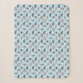 Sherpa Blanket, Naturdruck, für kleine Mädchen Sherpadecke