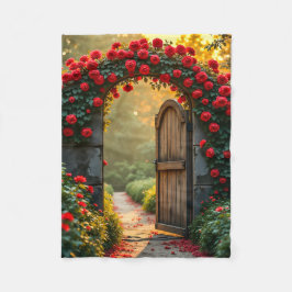 Sherpa Blanket (Rose Path) Fleecedecke