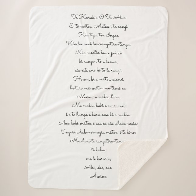 Sherpa Blanket Sherpadecke (Vorderseite)