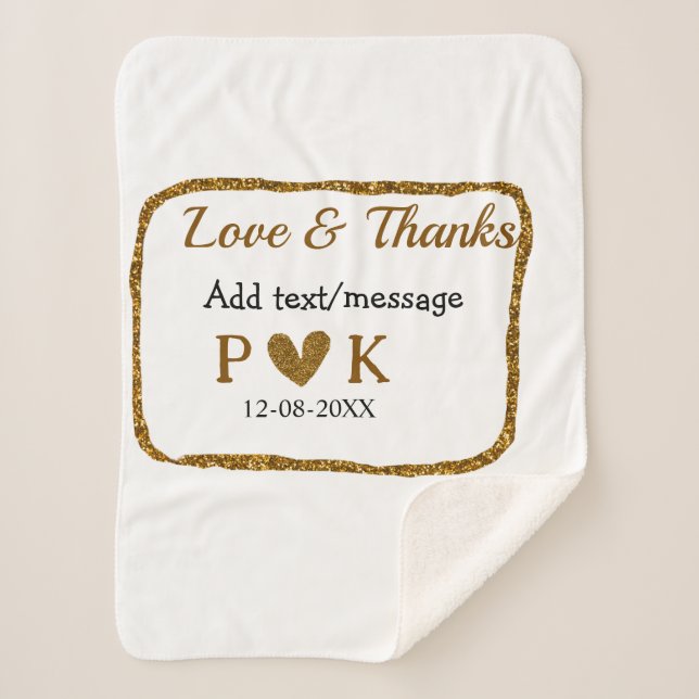 Sherpa Blanket Sherpadecke (Vorderseite)