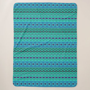 Sherpa blauer südamerikanischer Aztekeklaver Sherpadecke