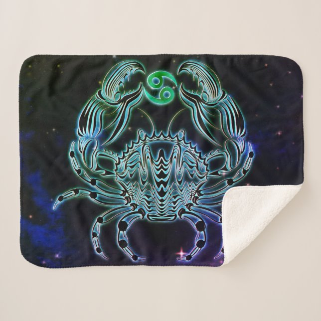Sherpa cancer la couverture zodiaque crabe (Devant (Horizontal))
