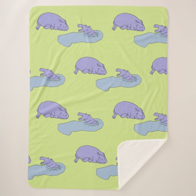 Sherpa Chanter couverture Hippopotamus (Devant)