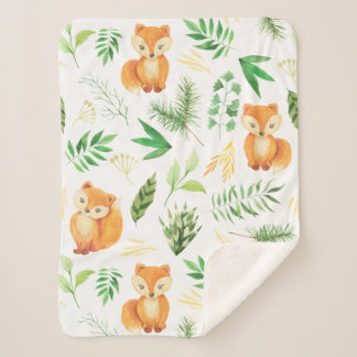 Sherpa Couverture bébé en bois