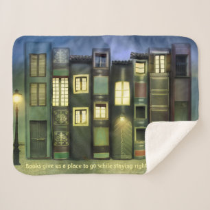 Sherpa Couverture confortable pour les amateurs de livres