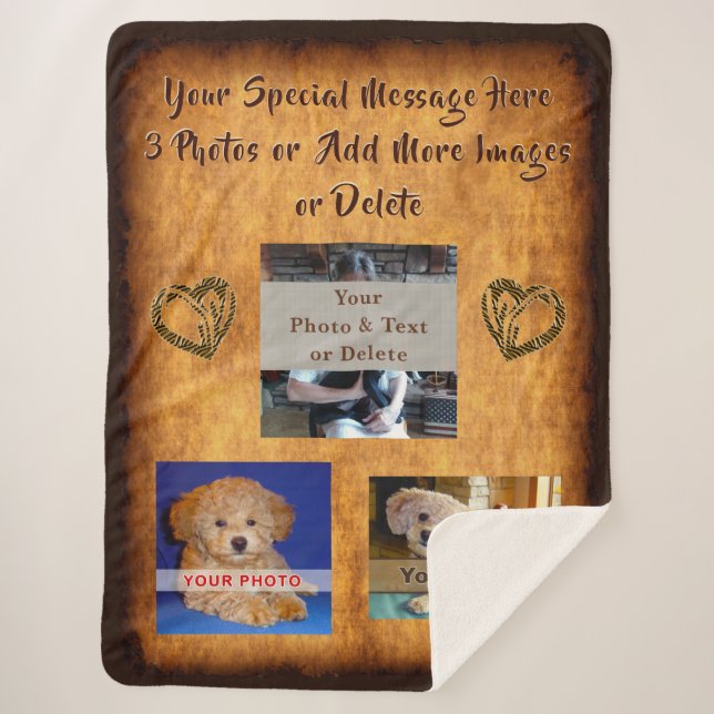 Sherpa Couverture de photo d'ouatine de Sherpa, (Devant)