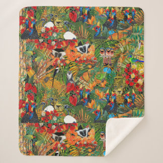 Sherpa Couverture en molleton Wild Creation