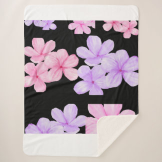 Sherpa Couverture Florale Murmure