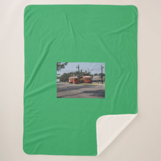 Sherpa Couverture polaire tramway rouge