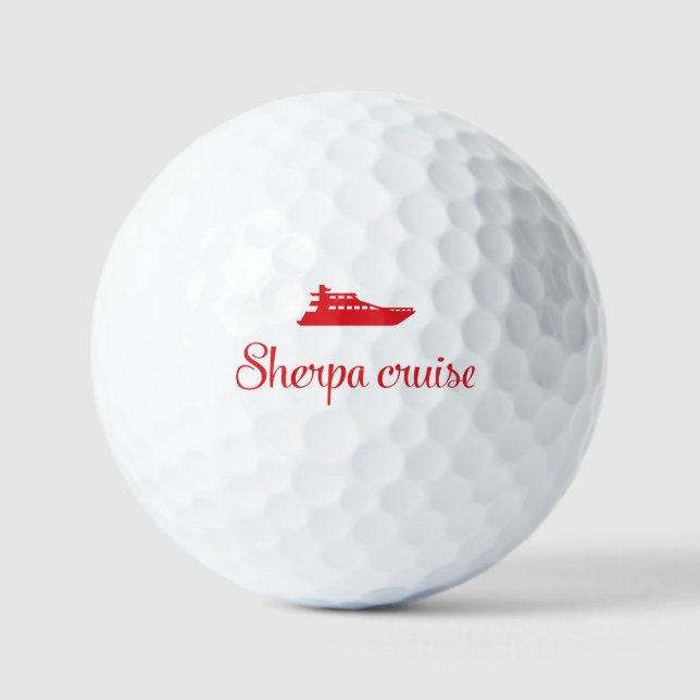 Sherpa Cruise Custom Golf Ball (Vorderseite)