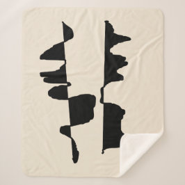 Sherpa-Decke Abstract Dual Face Sherpadecke