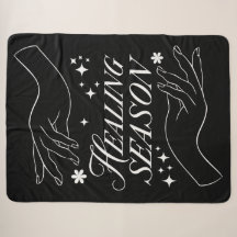 Sherpa-Decke | Healing Season Line Art