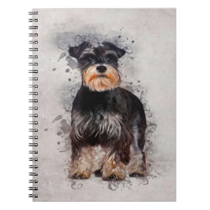 Sherpa-Fleece Schnauzer Comfy Cosy Fleece Notizblock