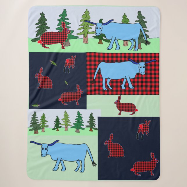 Sherpa Northwoods Lumberjackrabbit et Babe couverture (Devant)