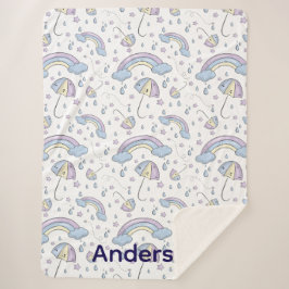 Sherpa Rainbow Blanket Sherpadecke