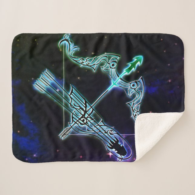 Sherpa sagittarius l'archer couverture zodiac (Devant (Horizontal))