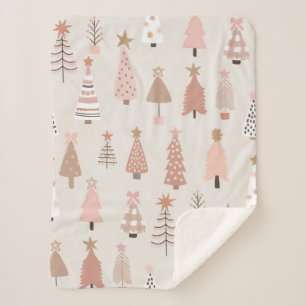 Sherpa-Weihnachtsbaum-Decke Sherpadecke