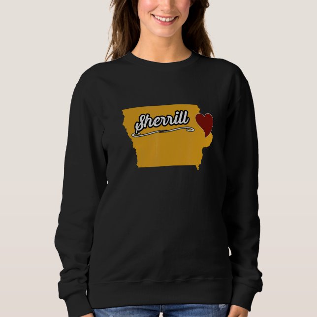 SHERRILL IOWA IA USA  Cute Souvenir Merch  US City Sweatshirt (Vorderseite)