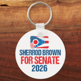 Sherrod Brown for Senate 2026 Election Ohio Flag Schlüsselanhänger