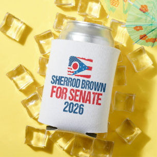 Sherrod Brown für den Senat 2026 Wahl Ohio-Flagge Dosenkühler