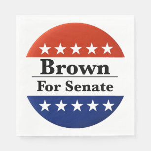 Sherrod Brown zur Wiederwahl in den US-Senat 2024 Serviette