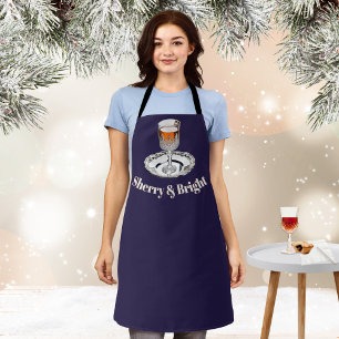 Sherry & Bright Lustige Neuheit Weihnachtsküche Schürze