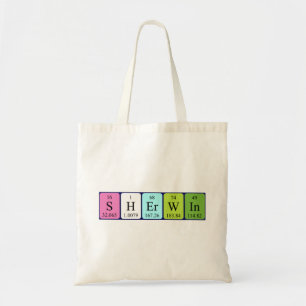 Sherwin Periodic Table name tobag Tragetasche