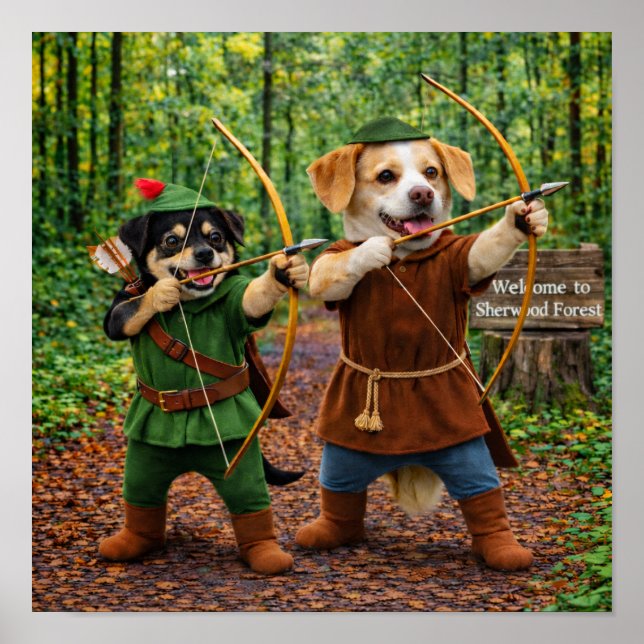 "Sherwood Forest" Poster (Vorne)