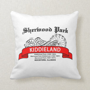 Sherwood Park Kiddieland, Rockford, IL. Vergnügen Kissen