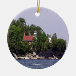 Sherwood Point Leuchtturm 2-seitiger Schmuck Keramik Ornament