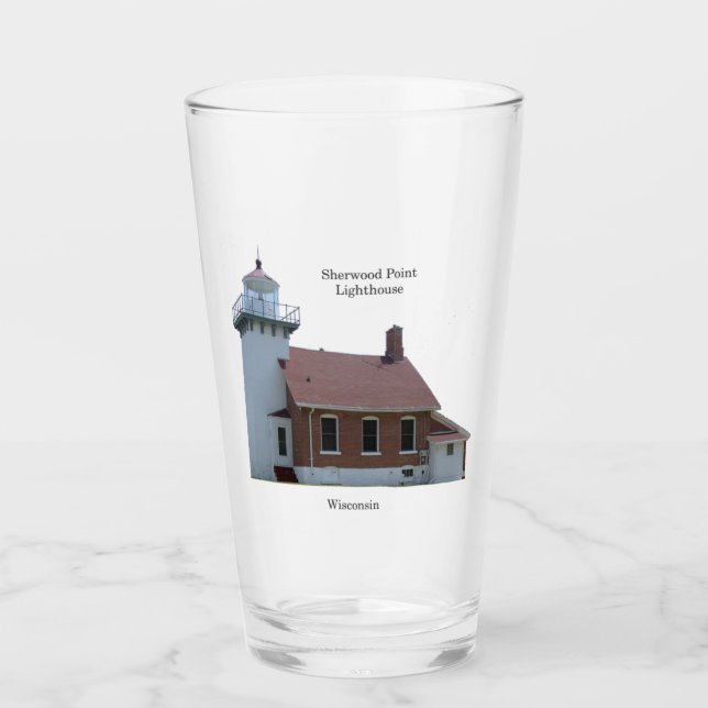 Sherwood Point Lighthouse Glas (Vorderseite)