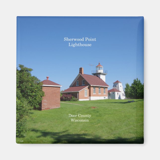 Sherwood Point Lighthouse-Magnet Magnet (Vorne)