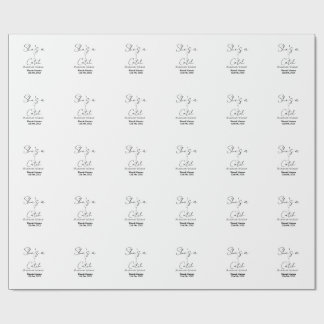 She's a catch champagne bottle bachelorette weeken geschenkpapier