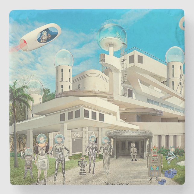 She's Cosmic Steinuntersetzer (Vorderseite)