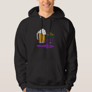 Shes mein Betrunkeneres halb Funny Carnival Party Hoodie