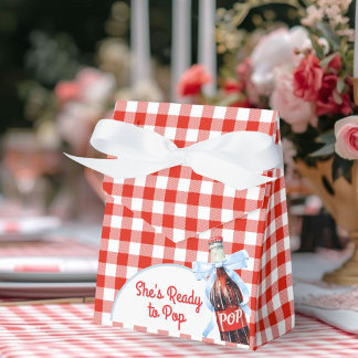 She's Ready to Pop Baby Shower Gift Geschenkschachtel