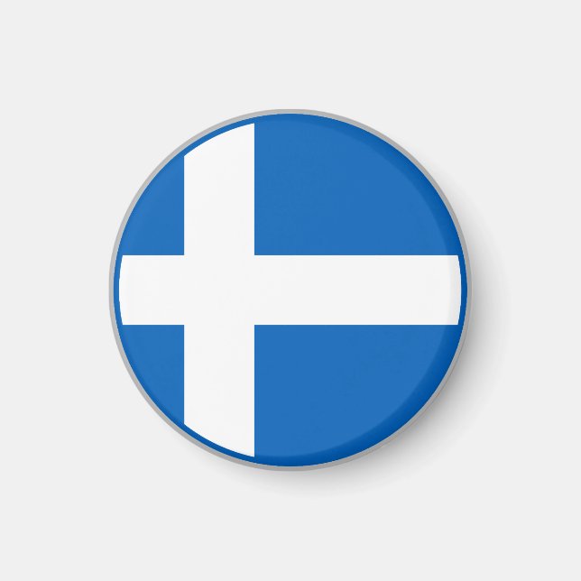 Shetland-Flagge Magnet (Vorne)