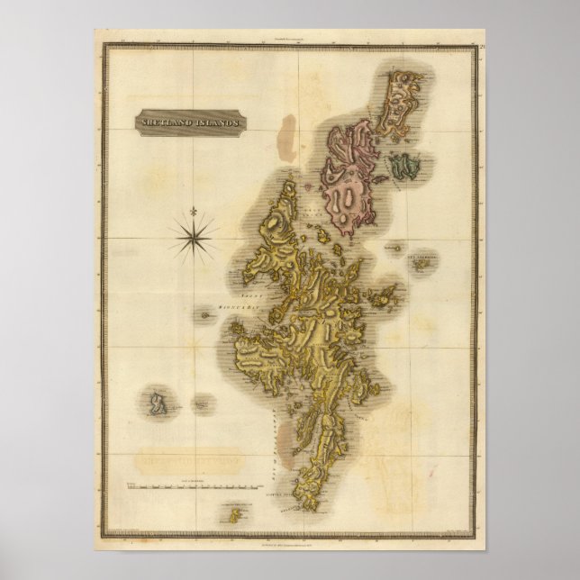 Shetland-Inseln Poster (Vorne)