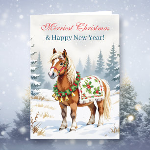 Shetland Pony Personalisiert Weihnachten