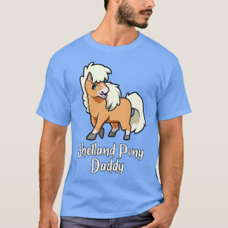 Shetland-Pony-Vater für Pferdeliebhaber T-Shirt
