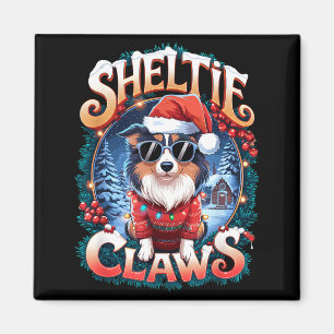 Shetland-Schäferhund-Besitzer-Kostüm Sheltie-Krall Magnet