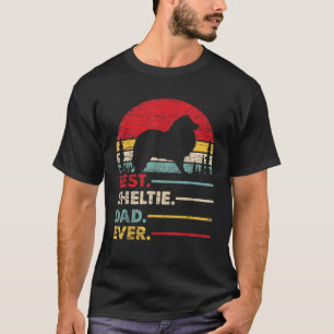Shetland-Schäferhund Sheltie Bestes-Vater-Geschenk T-Shirt