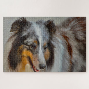 Shetland Sheep Hund Jigsaw.