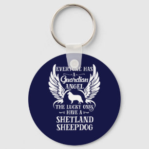 Shetland Sheepdog Begleithund Schutzengel Schlüsselanhänger