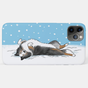Shetland Sheepdog Blue Merle Sheltie Dog Holiday Case-Mate iPhone Hülle