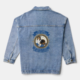 Shetland Sheepdog Family Star Circle Jeansjacke