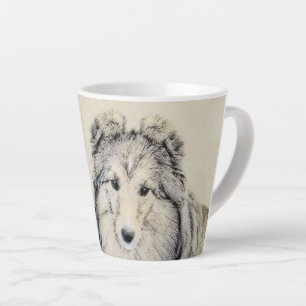 Shetland Sheepdog Malerei - Niedliche Original Hun Milchtasse