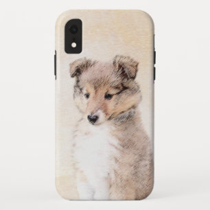 Shetland Sheepdog Puppy Malerei Original Dog Art Case-Mate iPhone Hülle